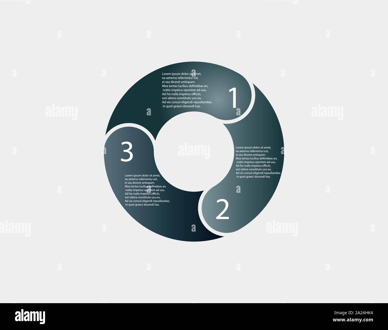 Bunte Pie chart, Diagramm, Infografik. Vector Illustration. Stock Vektor