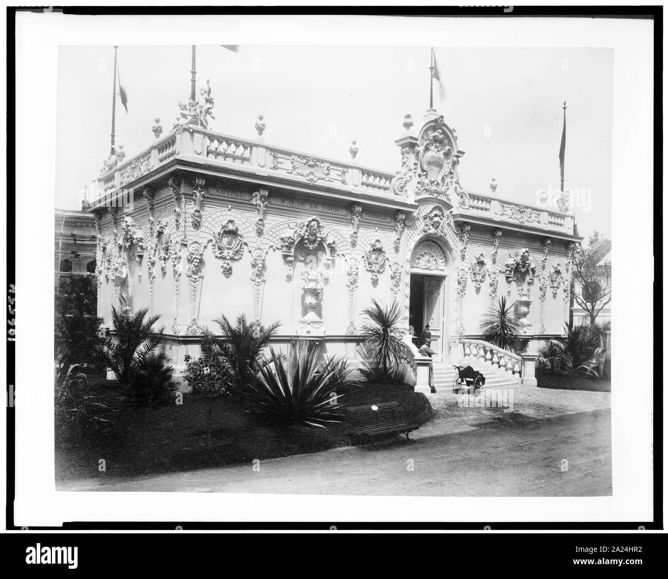 Pavillon der Gesellschaft der Französischen Pastell Künstler, Paris Exposition, 1889 Stockfoto
