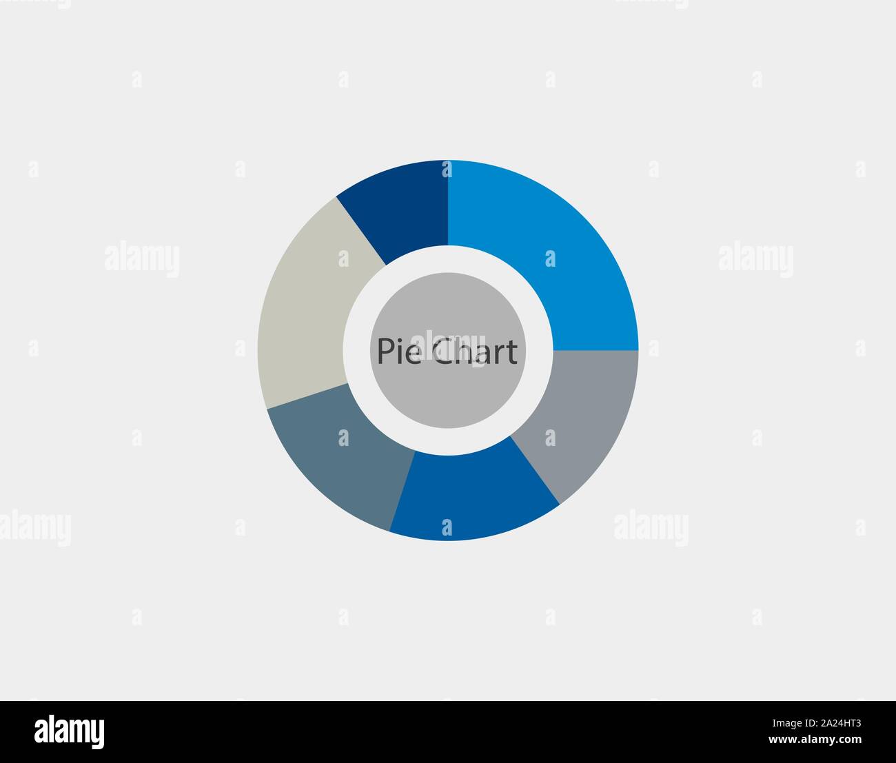 Bunte Pie chart, Diagramm, Infografik. Vector Illustration. Stock Vektor