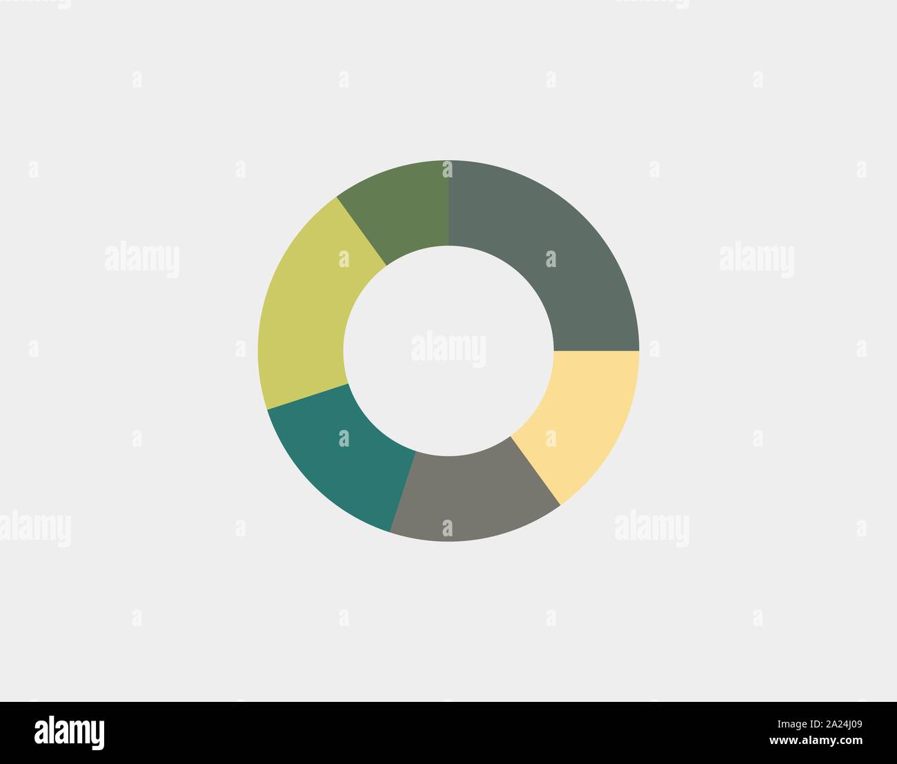 Bunte Pie chart, Diagramm, Infografik. Vector Illustration. Stock Vektor