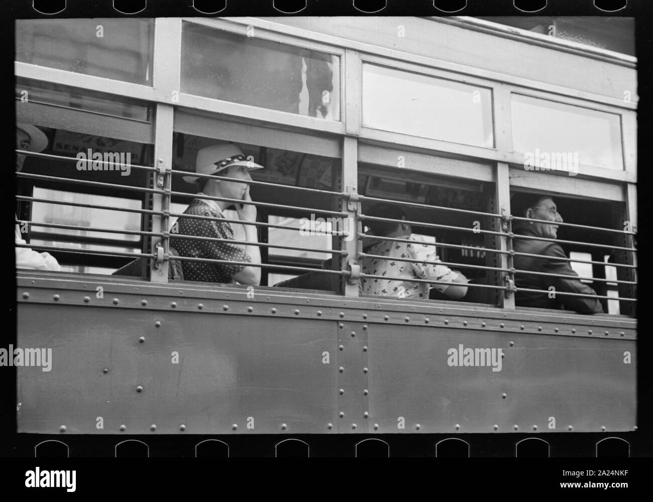 Die Menschen in der Straßenbahn, Washington, D.C.; die Leute in der Straßenbahn, Washington, D.C.; Stockfoto