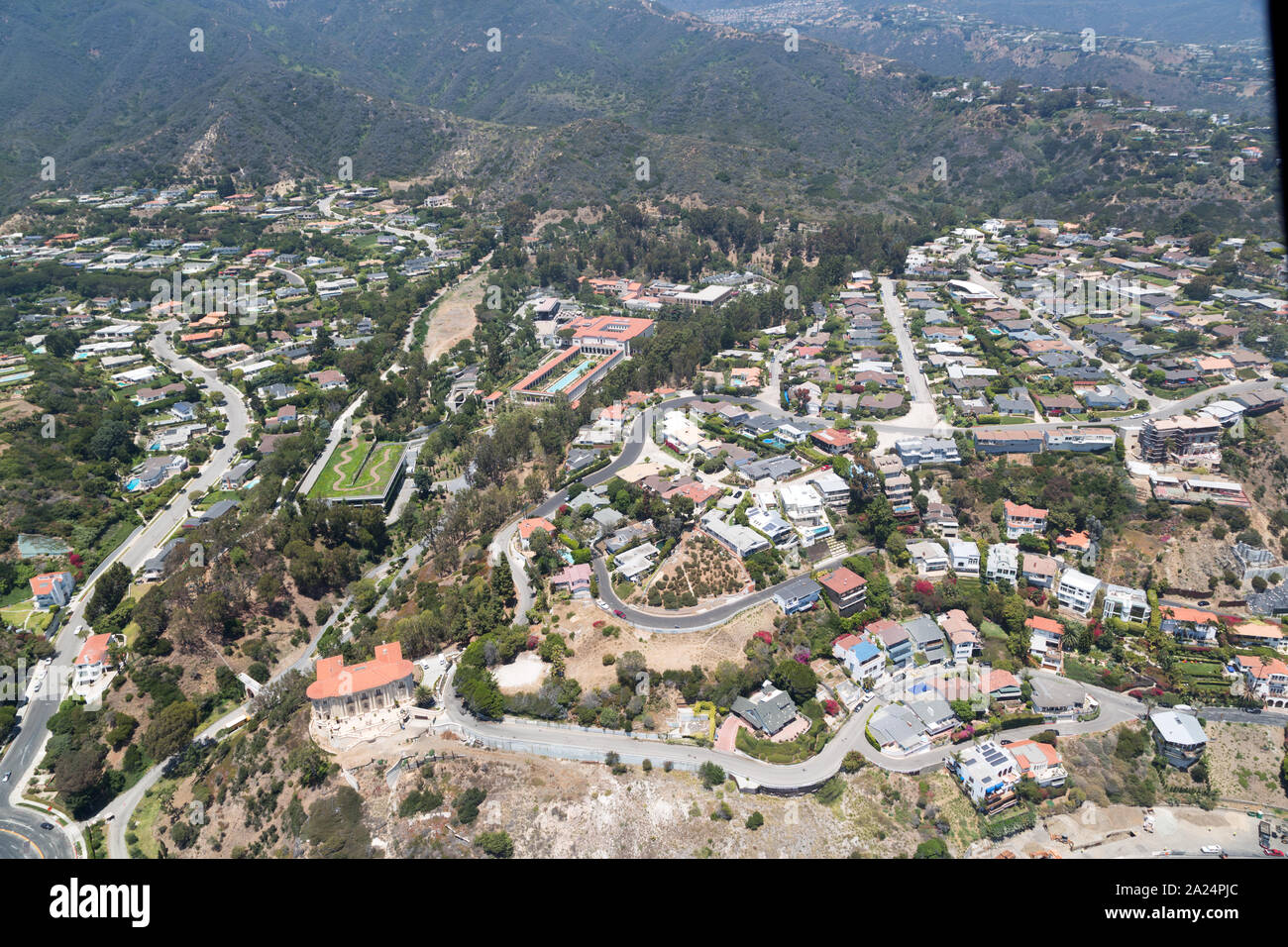 Der Pepperdine Universität, einer christlichen Hochschule für seine malerische Lage in Malibu, Kalifornien bekannt Stockfoto