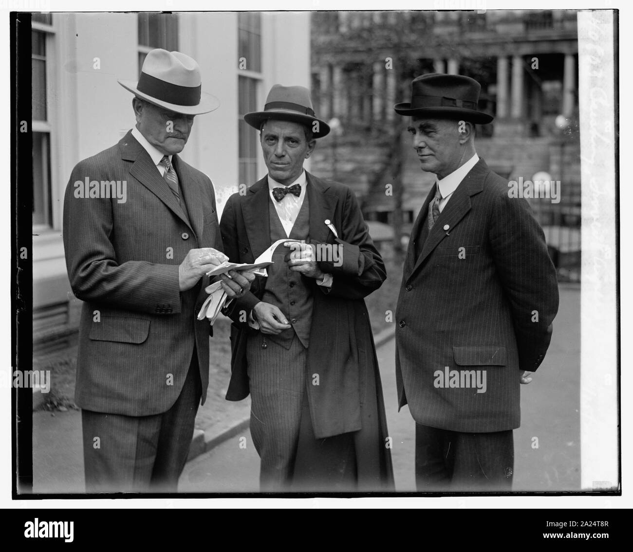 Pershing, Grover V. Ayers, Adml. W.L. Rogers, 11/15/26 Stockfoto