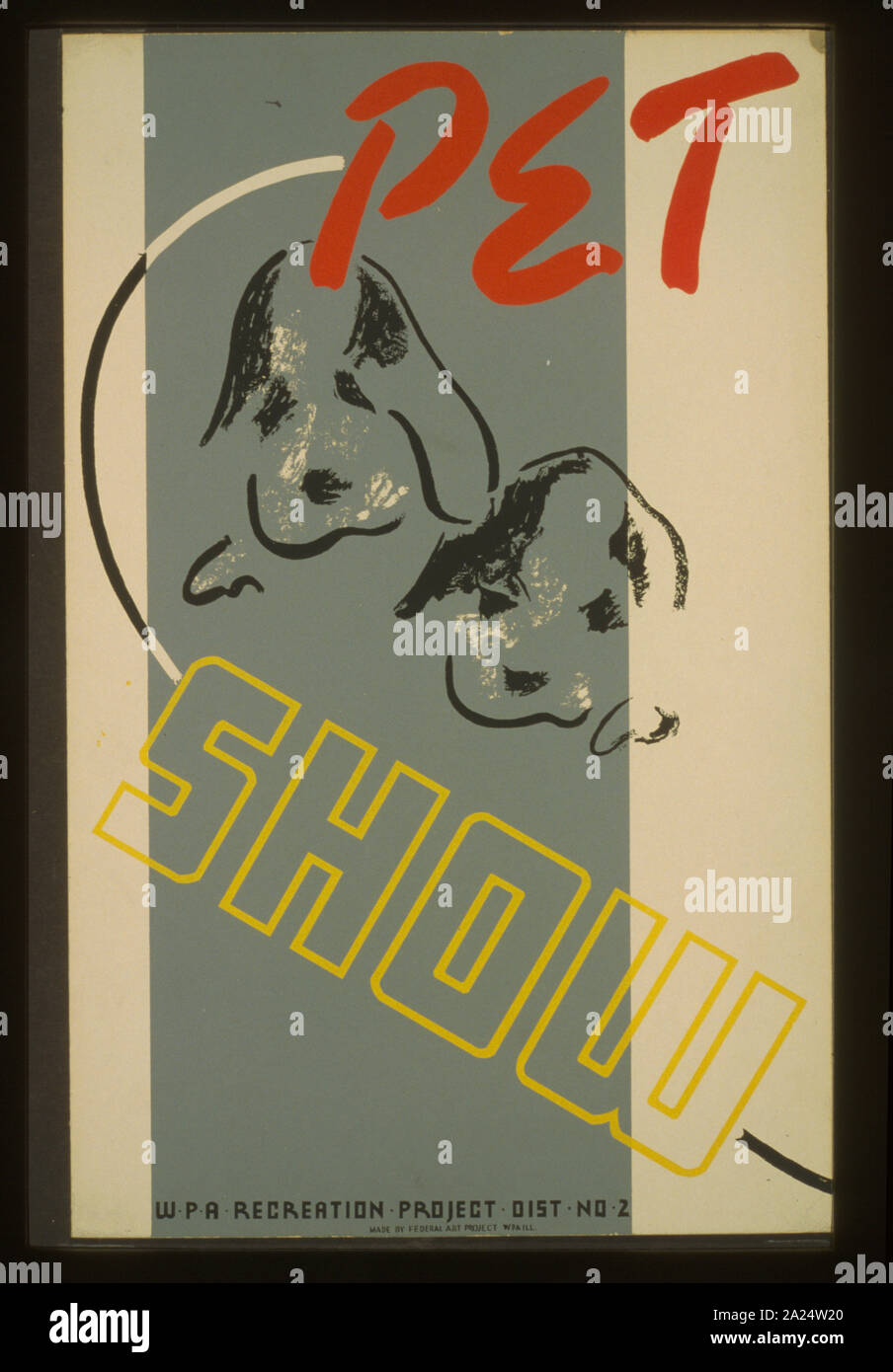 Pet Show - WPA World Projekt, Dist. Nr. 2 Stockfoto