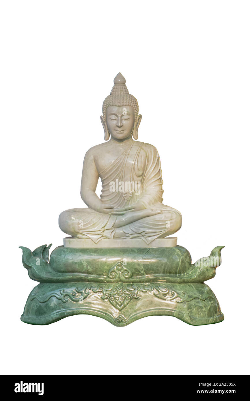 Buddha Statue ist ein Symbol des Buddhismus. Meditation Buddha Statue Buddha Statue erstellt am beliebtesten. Stockfoto