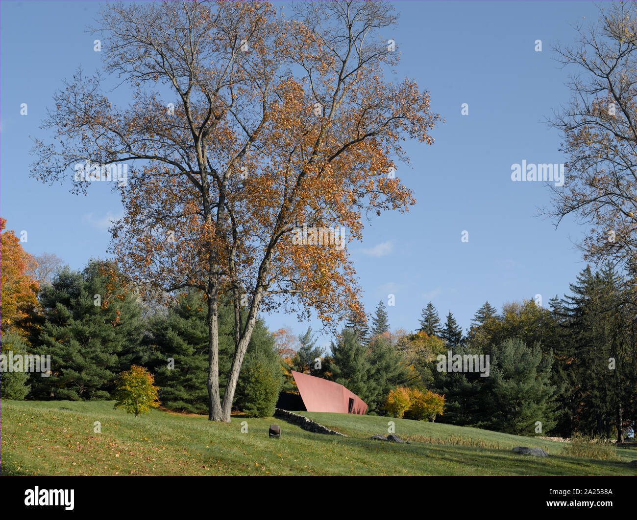 Philip Johnson's Glass House, New Canaan, Connecticut Stockfoto