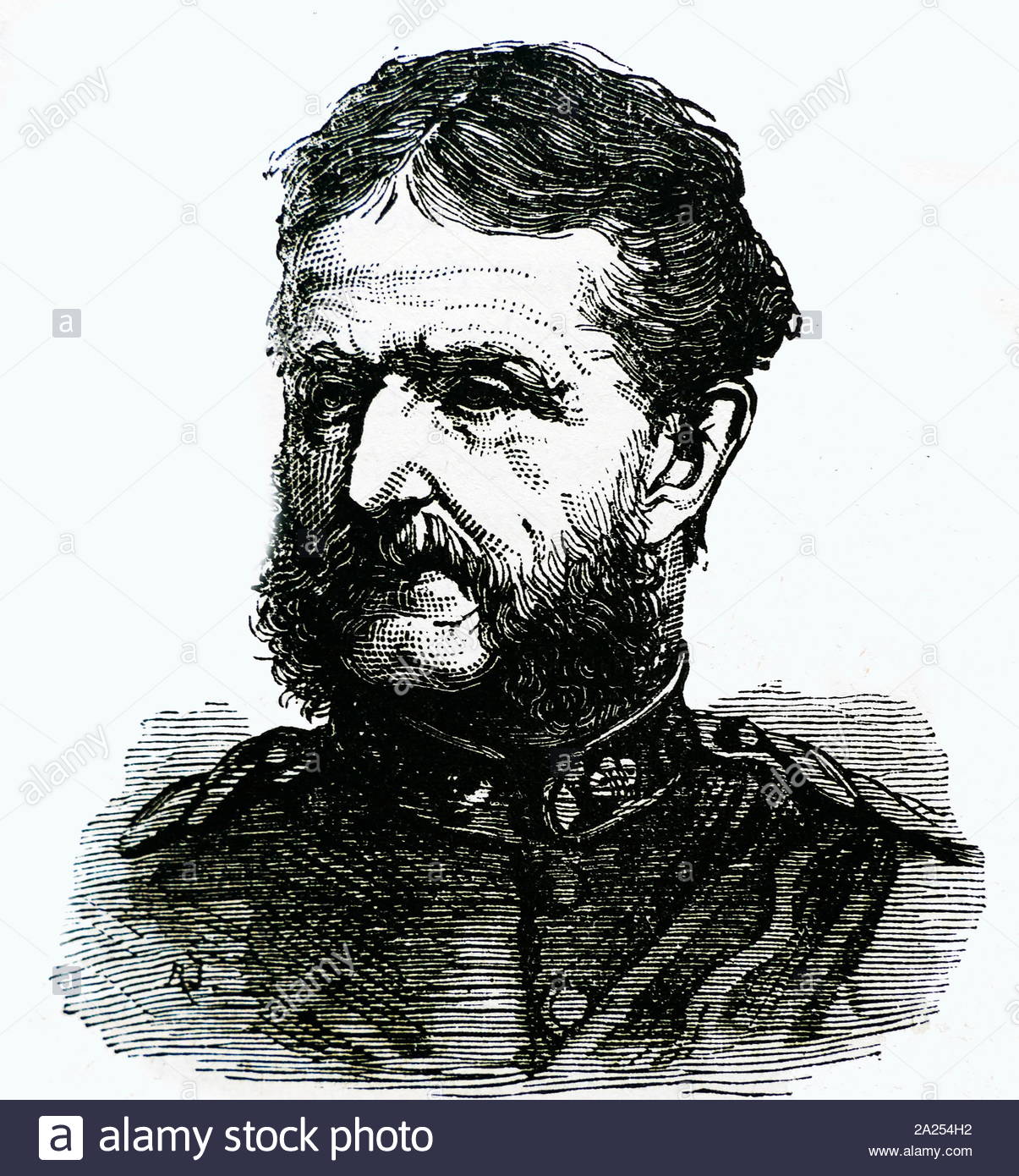 Oberst Nugent, einem britischen Offizier, der auf das Personal während der Südafrika Kampagne serviert. 1884 Stockfoto