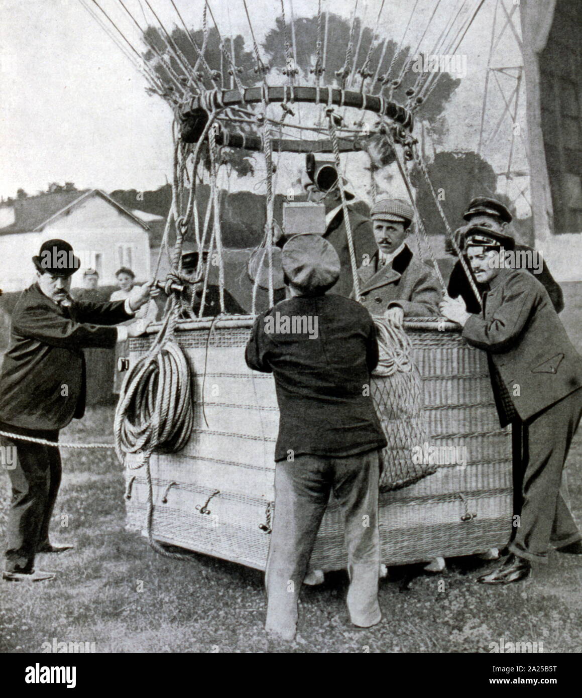 Henry de La Vaulx (1870 - 1930), Ballonfahrer, Autor und Mitbegründer der Großen Französischen und internationalen aeronautischen Verbände. 1905 wurde er Mitbegründer und Direktor der Federation Aeronautique Internationale (FAI). Stockfoto