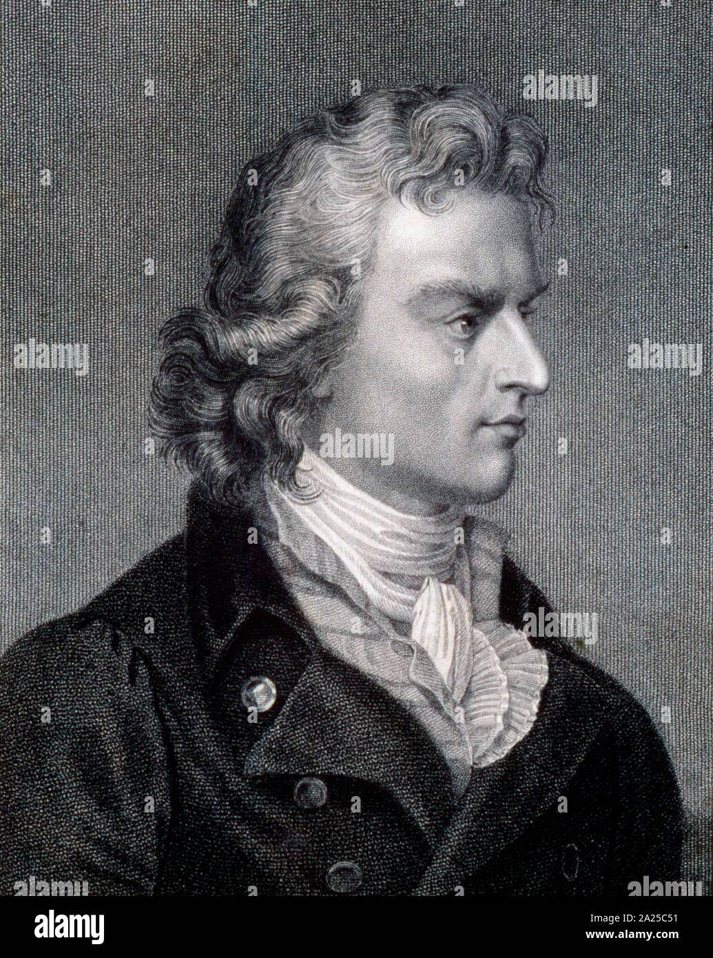Johann Christoph Friedrich von Schiller (1759 - 1805) deutscher Dichter, Philosoph, Arzt, Historiker und Dramatiker. Stockfoto