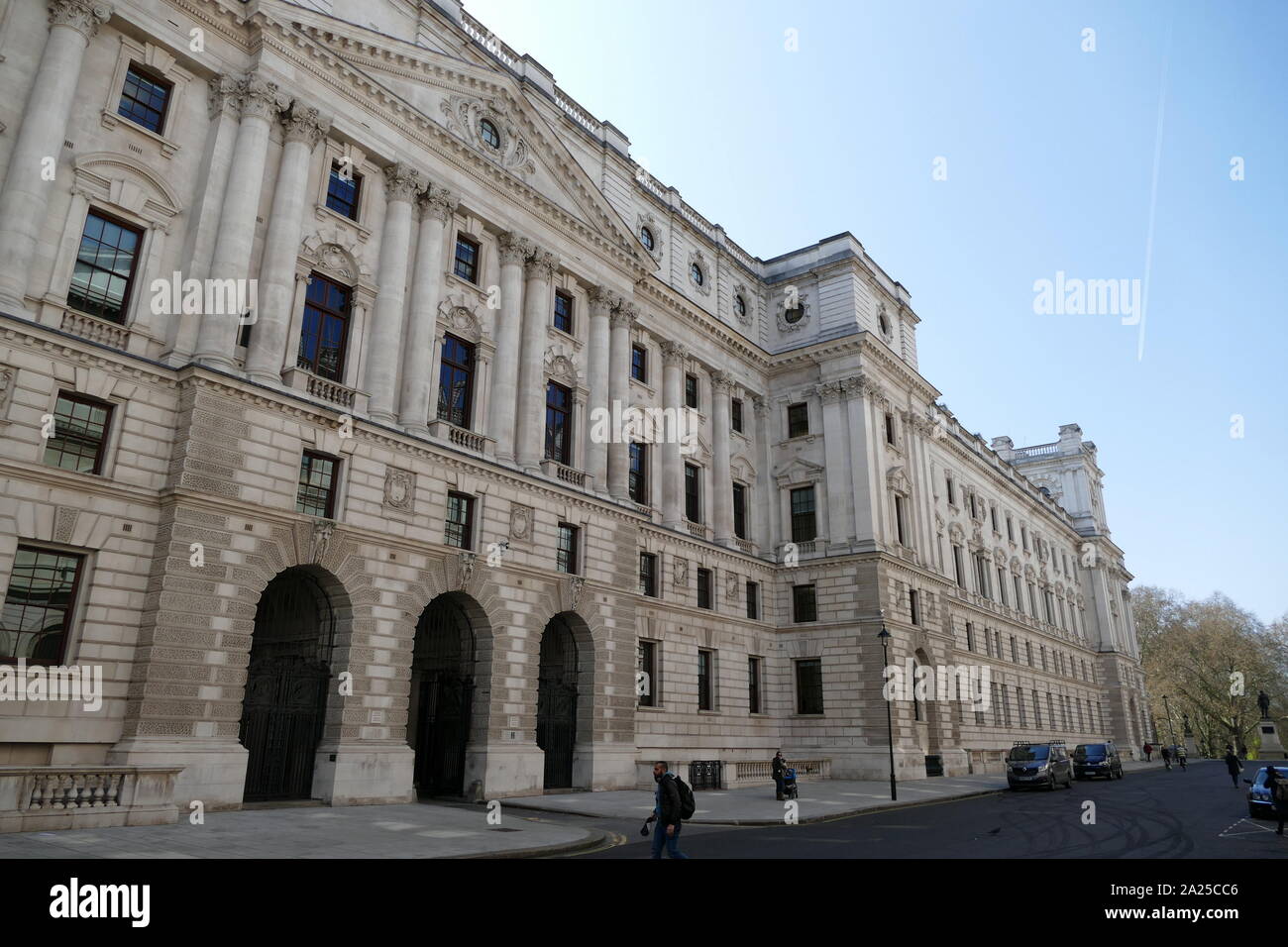 Die Außen- und Commonwealth Office (FCO), gemeinhin als das Auswärtige Amt, das ist eine Abteilung der Regierung des Vereinigten Königreichs. Es ist verantwortlich für den Schutz und die Förderung der britischen Interessen weltweit Stockfoto