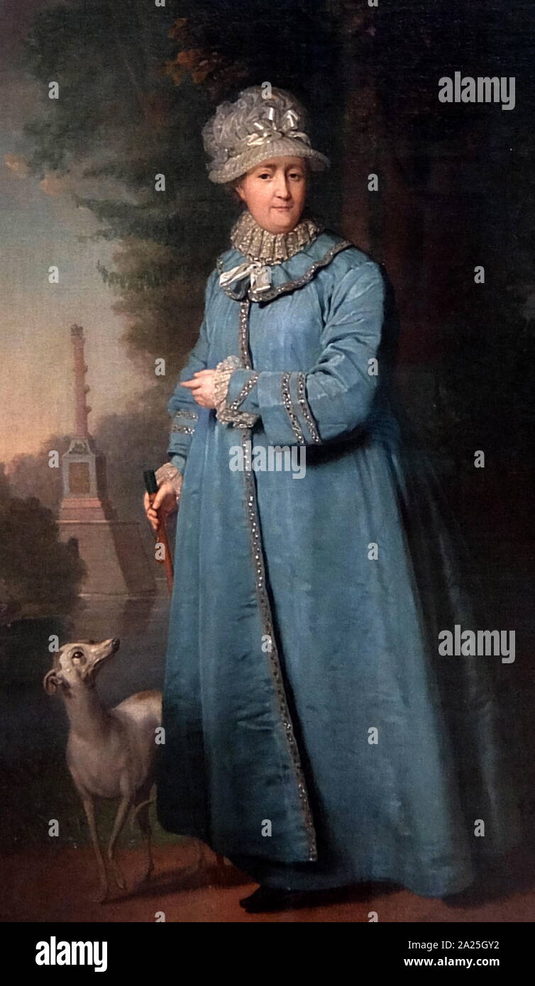 Portrait von M. Lopukhina von Vladimir Borovikovsky. Vladimir Lukich Borovikovsky (1757-1825) ein russischer Maler der ukrainischen Ursprungs Stockfoto