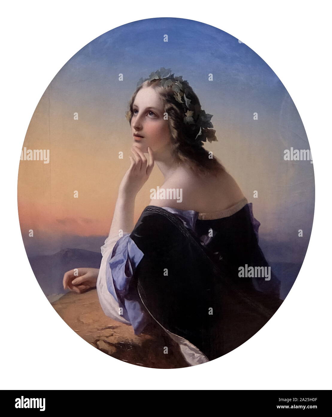 Gemälde mit dem Titel "Dreaming" von Carl Timoleon von Neff. Carl Timoleon von Neff, auch Timofey Andreyevich Neff (1804-1876) ein Künstler der Baltischen deutscher Abstammung. Stockfoto Gemälde mit dem Titel "Dreaming" von Carl Timoleon von Neff. Carl Timoleon von Neff, auch Timofey Andreyevich Neff (1804-1876) ein Künstler der Baltischen deutscher Abstammung. Stockfoto