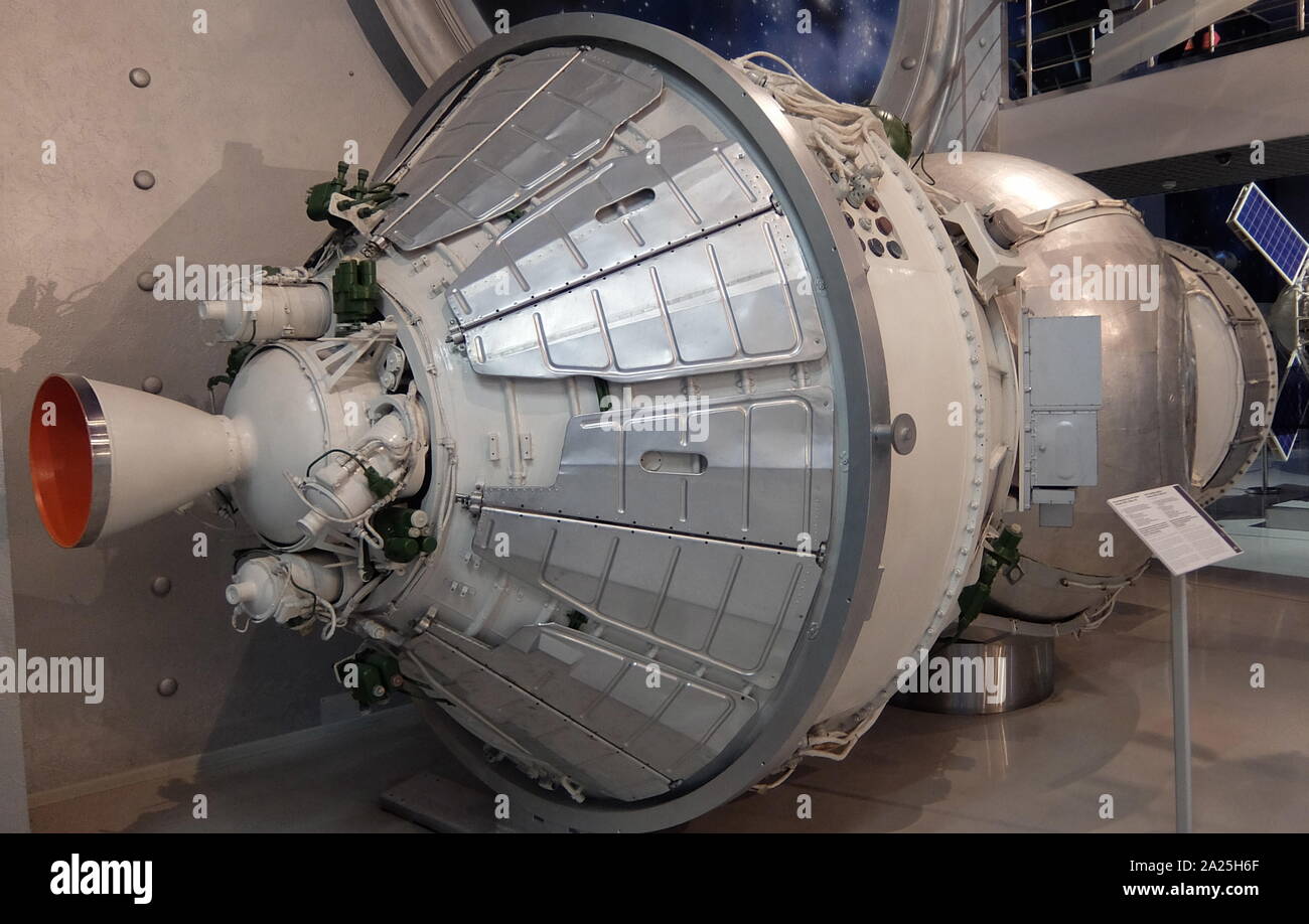Der Abstieg Modul der Sojus-37 Raumschiff. Stockfoto