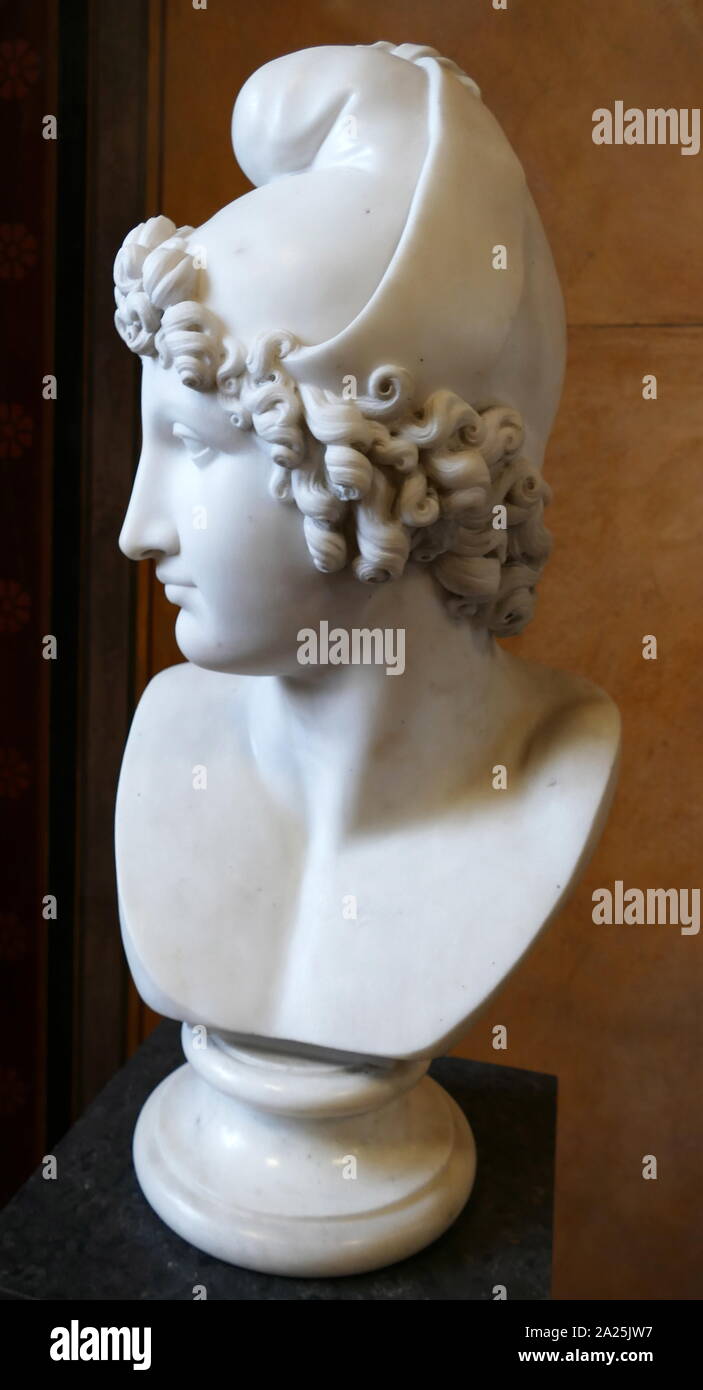 Kopf von Paris (Trojan Hero), 1810 von Antonio Canova (1757-1822) Stockfoto