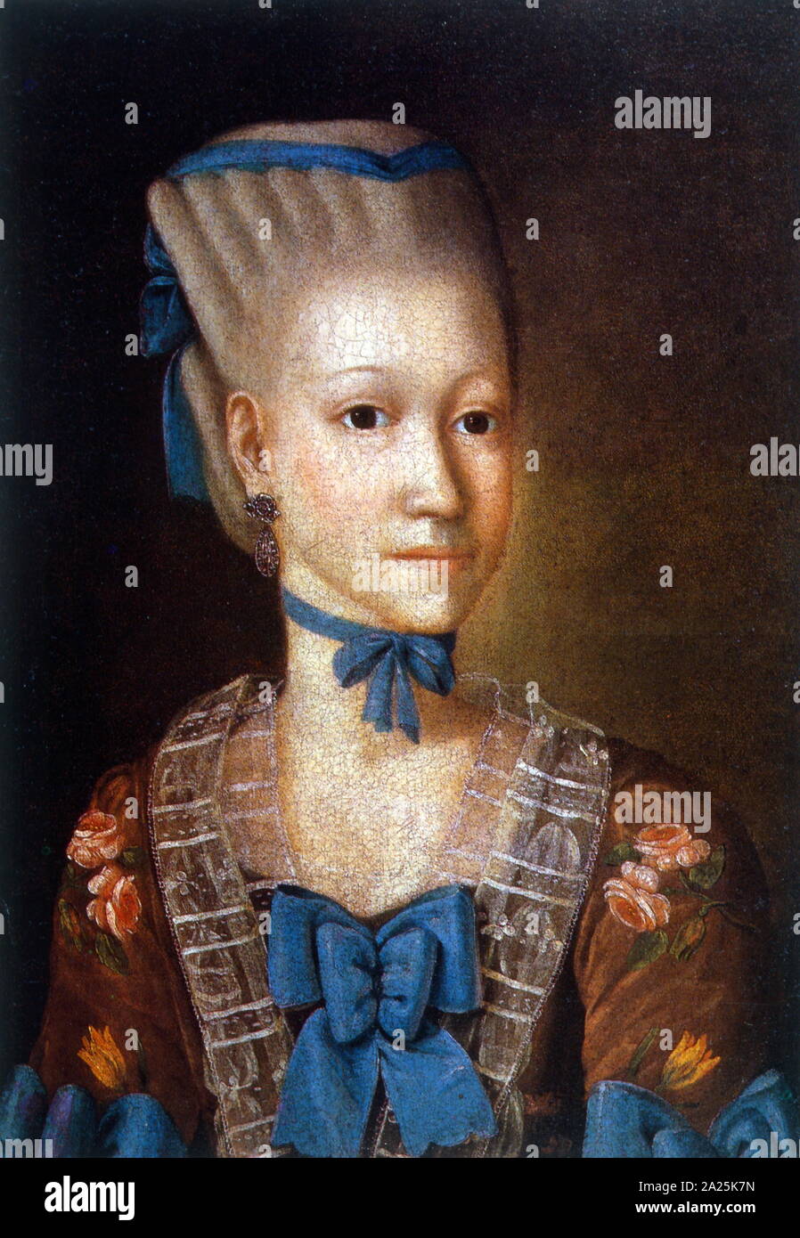 Elizavetta Tcherevina von Grigori Ostrouski 1780 Stockfoto