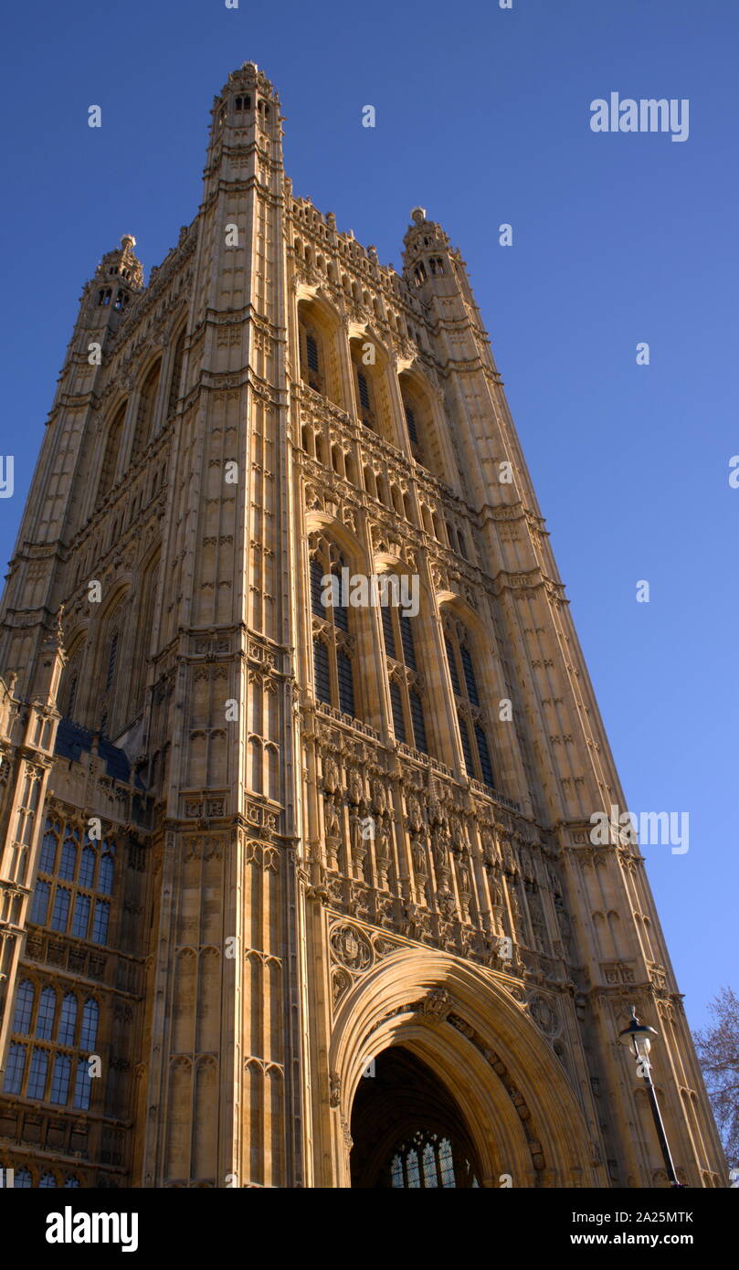 Houses of Parliament London, Großbritannien Stockfoto