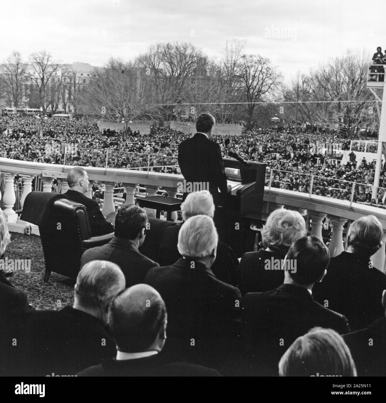 Präsident Richard Nixon als Präsident der Vereinigten Staaten von Amerika, 1969 vereidigt Stockfoto