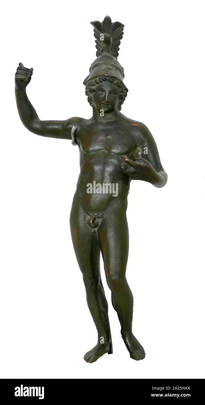 Bronze Figur des Mars der antiken römischen Gott des Krieges Stockfoto