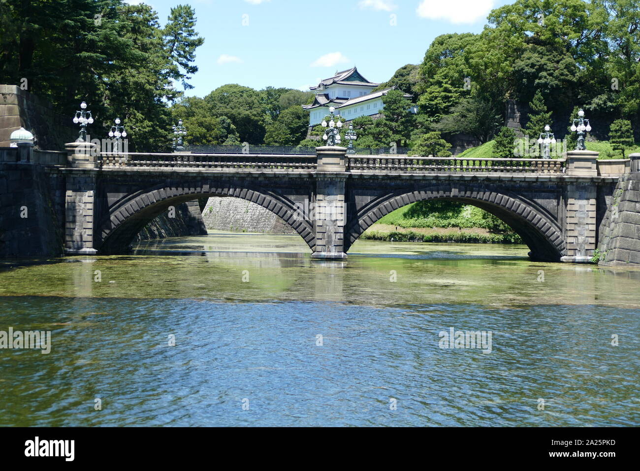 Der Kaiserpalast von Tokio, Tokio, ist der Hauptwohnsitz des Kaisers von Japan. Stockfoto