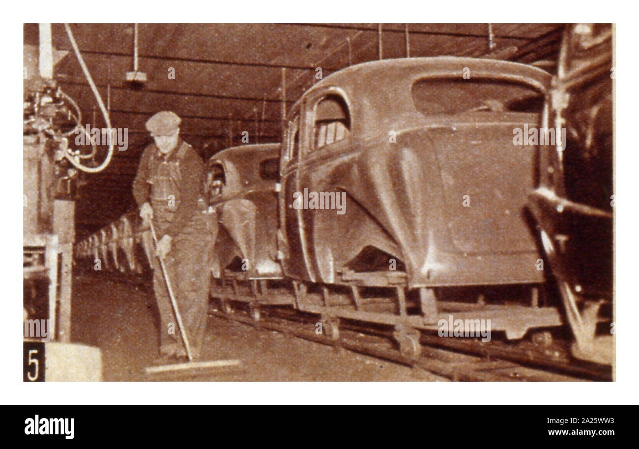 Ford Werk in Detroit, Michigan, USA 1937 Stockfoto