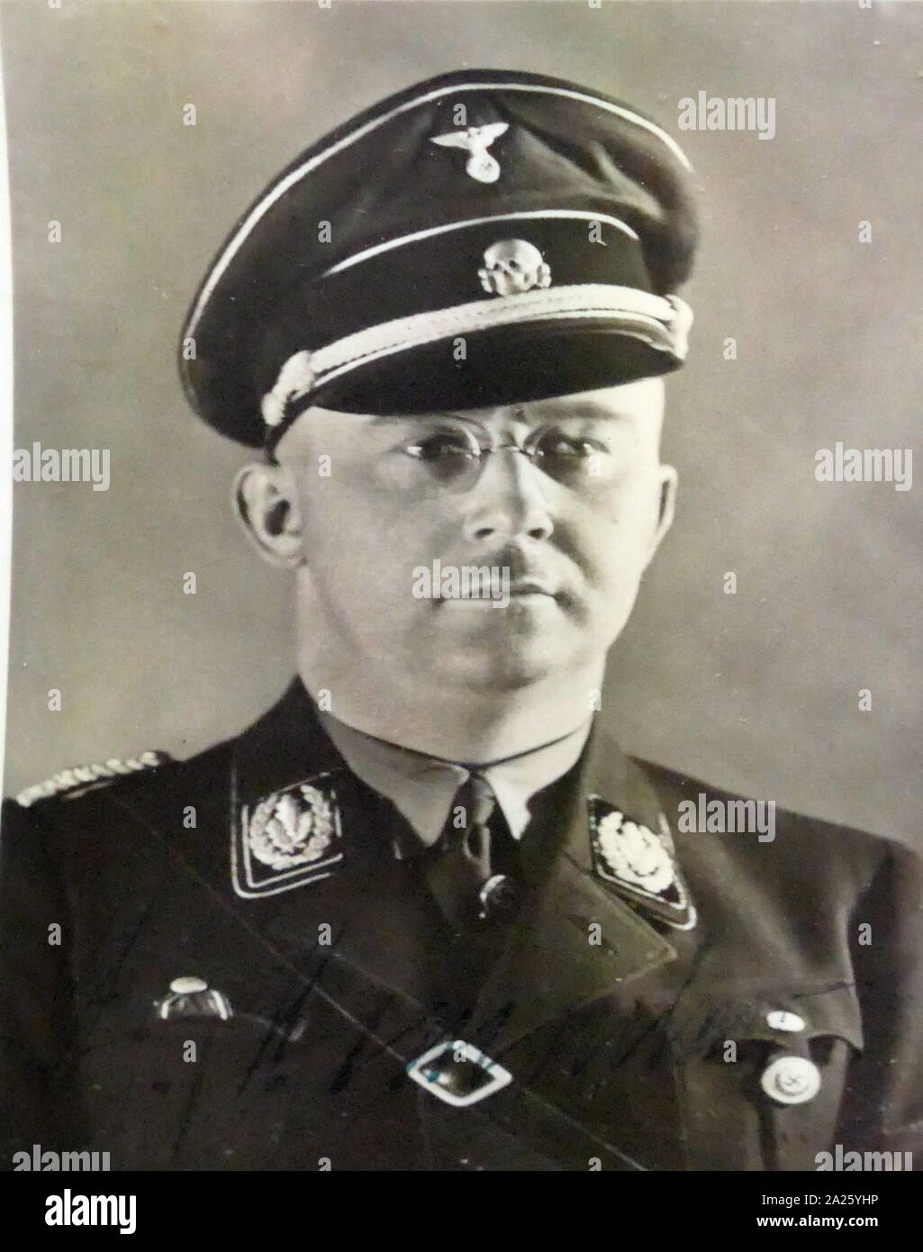 Foto von Heinrich Himmler. Heinrich Luitpold Himmler (1900-1945) Reichsfuhrer des Schutzstaffe und ein führendes Mitglied der Nationalsozialistischen Partei Deutschlands. Stockfoto