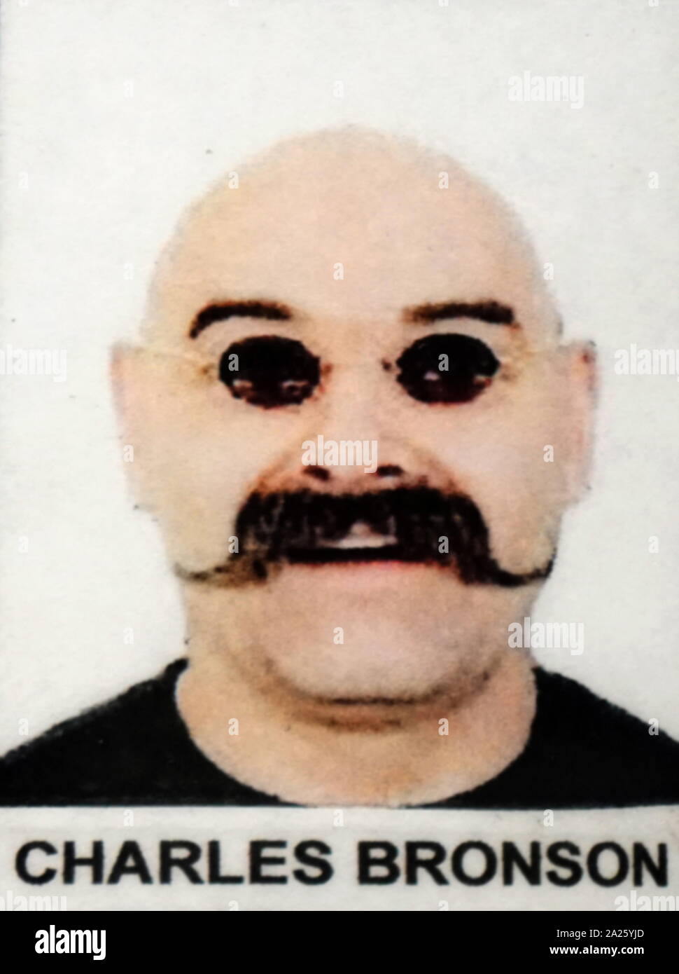 Foto der Charles Bronson. Charles Arthur 'Charlie' Salvador (1952-) eine Englische Kriminelle. Stockfoto