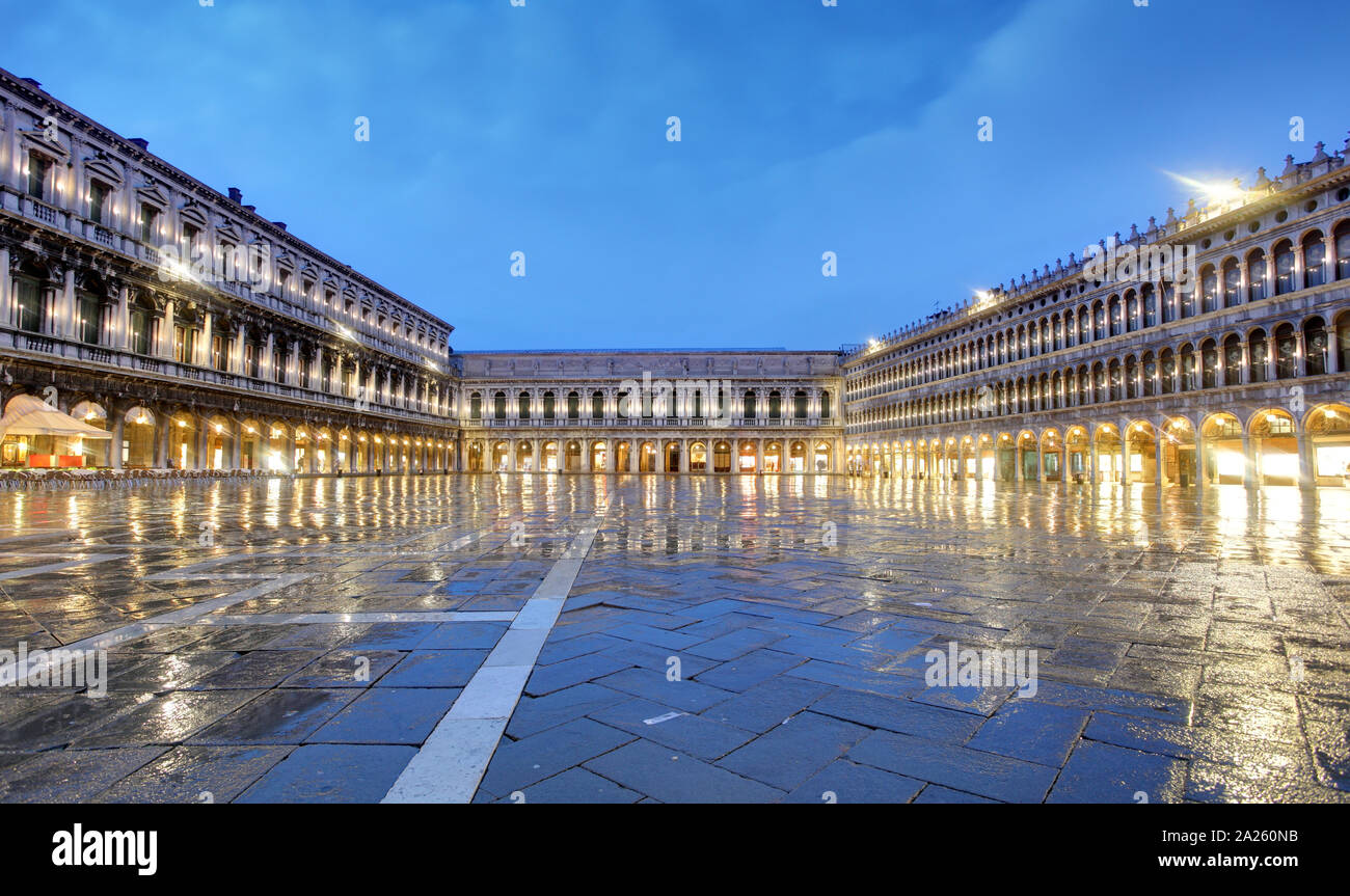 Piazza San Marco - Venedig Stockfoto