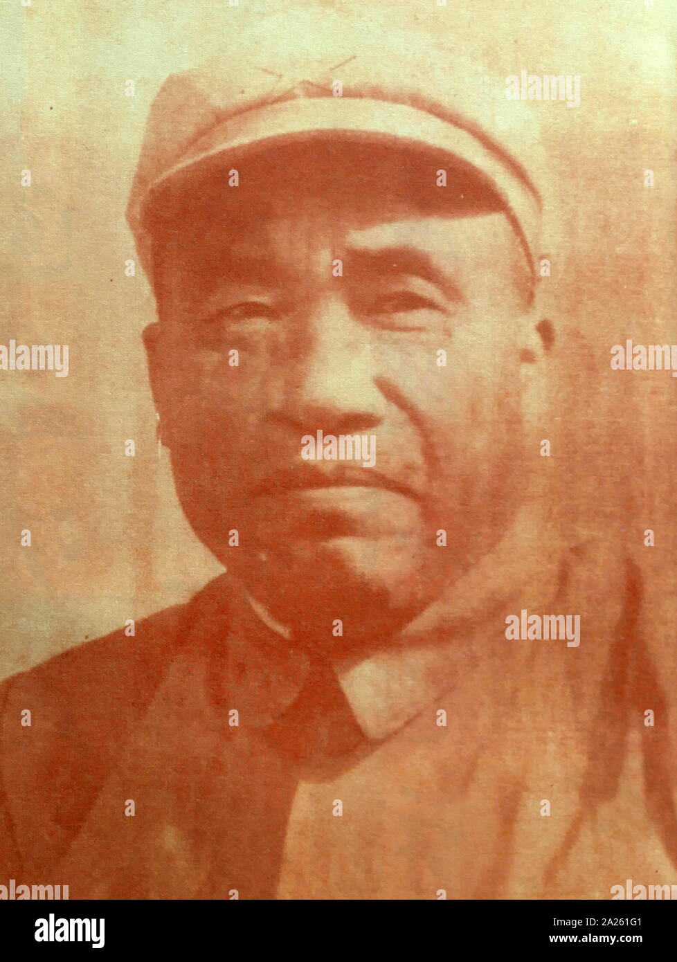 Zhu De (1886-1976), chinesischer General, Politiker und Revolutionär der Kommunistischen Partei Chinas Stockfoto