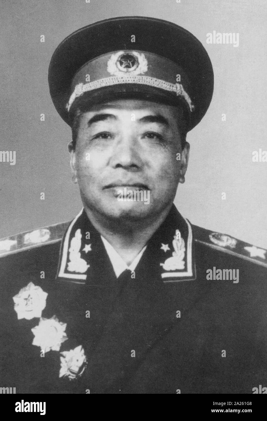 Peng Dehuai (1898-1974) prominente chinesische Kommunistische militärische Führer, der als Chinas Verteidigungsminister von 1954 bis 1959 gedient Stockfoto
