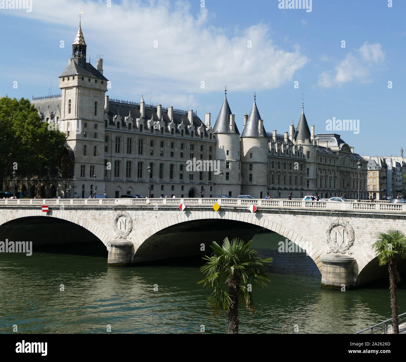 Das Palais de Justice. Paris, Frankreich. Stockfoto