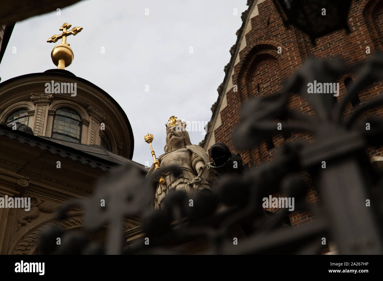 Sigismund's Chapel, Kathedrale auf dem Wawel ist eine römisch-katholische Kirche Schloss Wawel in Krakau, Polen Stockfoto