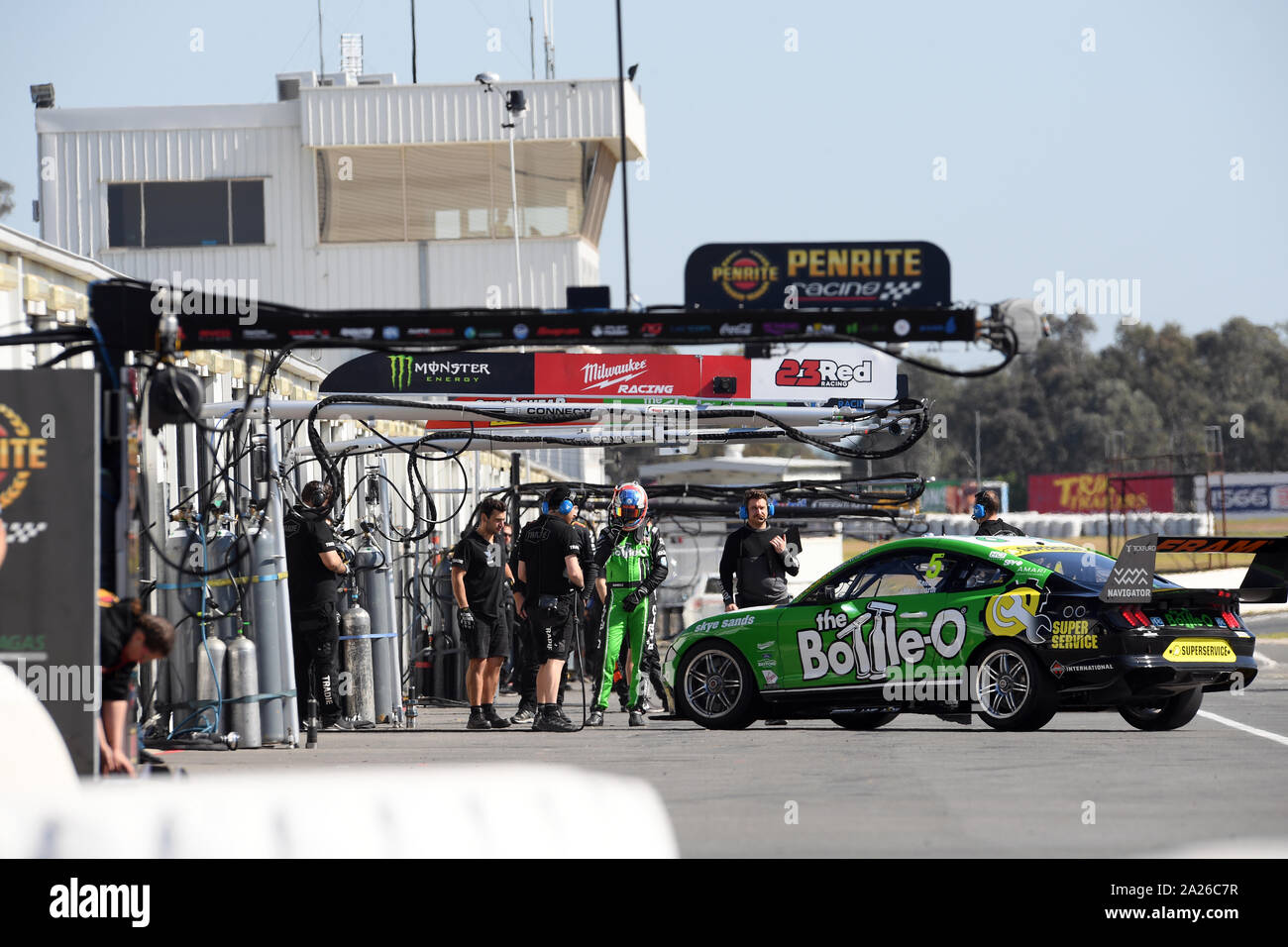 Winton Raceway Supercars test Tag Stockfoto