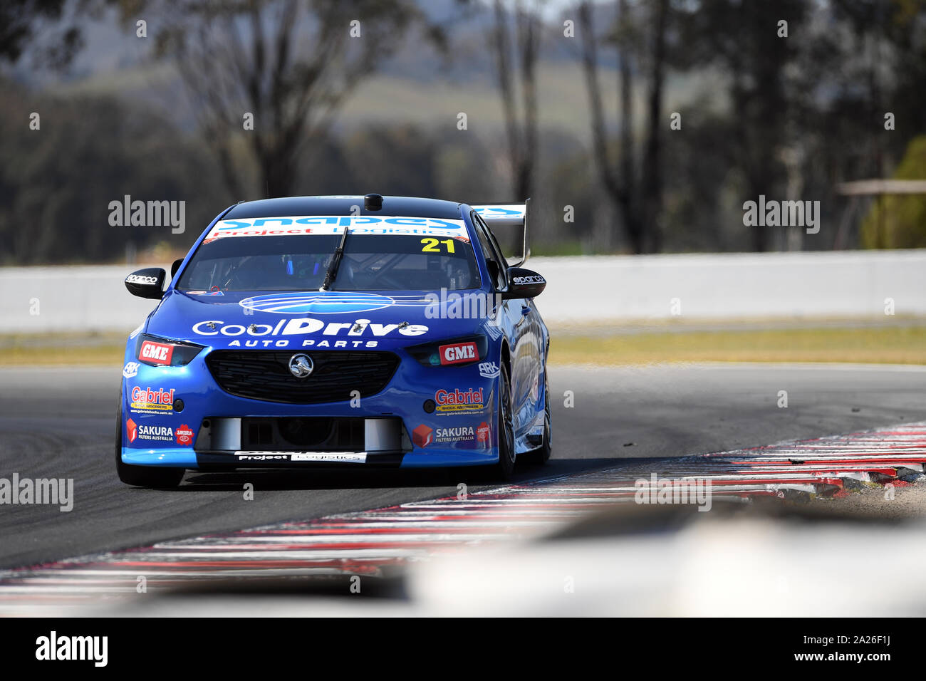 Winton Raceway Supercars test Tag Stockfoto