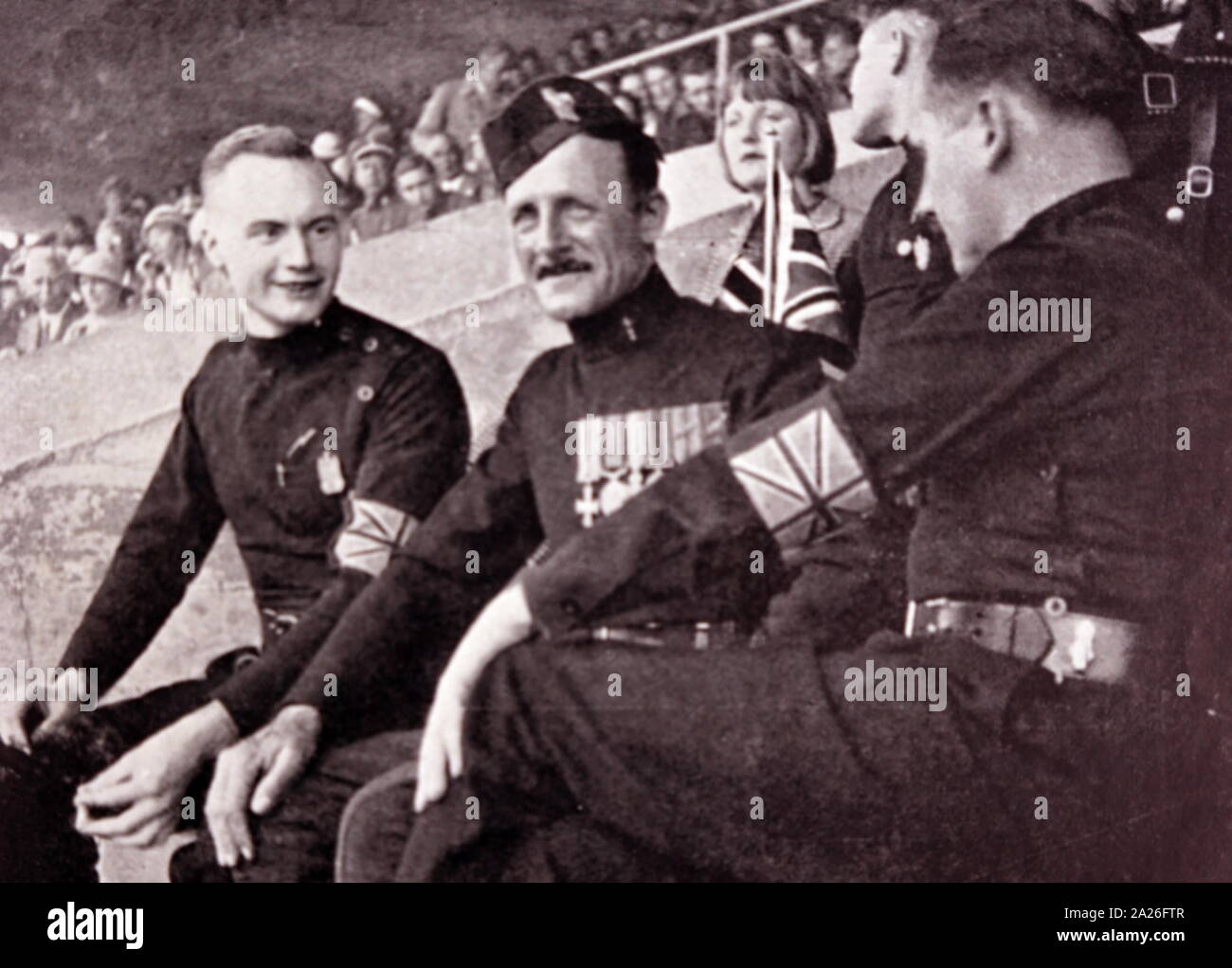 Unity Mitford (1914-1948) englischer socialite am bekanntesten als Verehrer von Adolf Hitler ein Nürnberg Rallye mit Britischen faschistischen Unterstützer besucht. 1934. Sowohl in Großbritannien und Deutschland, sie war ein prominenter Unterstützer des Nationalsozialismus und Faschismus, und die Teil der inneren Hitlers Kreis der Freunde. Nach der Erklärung des Zweiten Weltkriegs Mitford Suizidversuche in München, und wurde offiziell die sichere Passage zurück nach England in ihrem ungültige Bedingung erlaubt, aber sich nie wieder erholte. Stockfoto