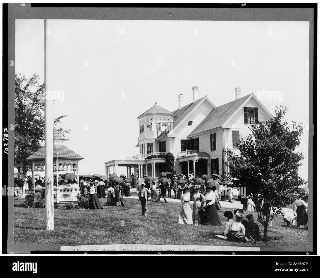 Schöne Aussicht - - von der in der Nähe von Summer House/Kimball, Concord, N.H. Stockfoto