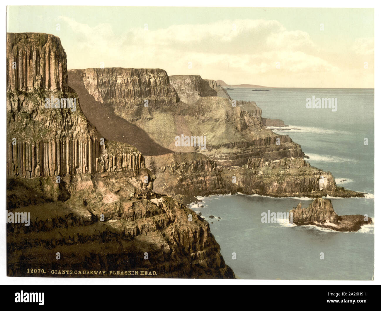 Pleaskin Kopf, Giant's Causeway. County Antrim, Irland; Stockfoto