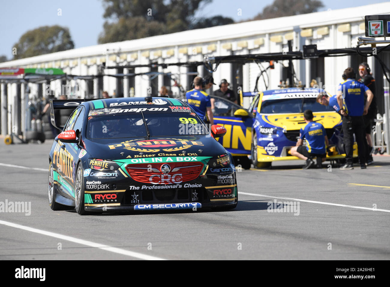 Winton Raceway Supercars test Tag Stockfoto