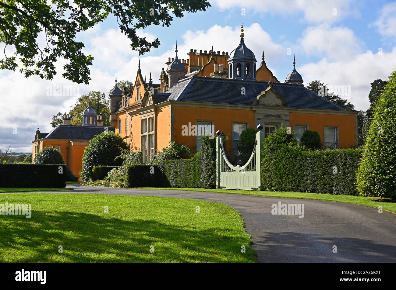 Bonnington Haus, Wilkieston, West Lothian, Schottland, Großbritannien, Europa. Stockfoto