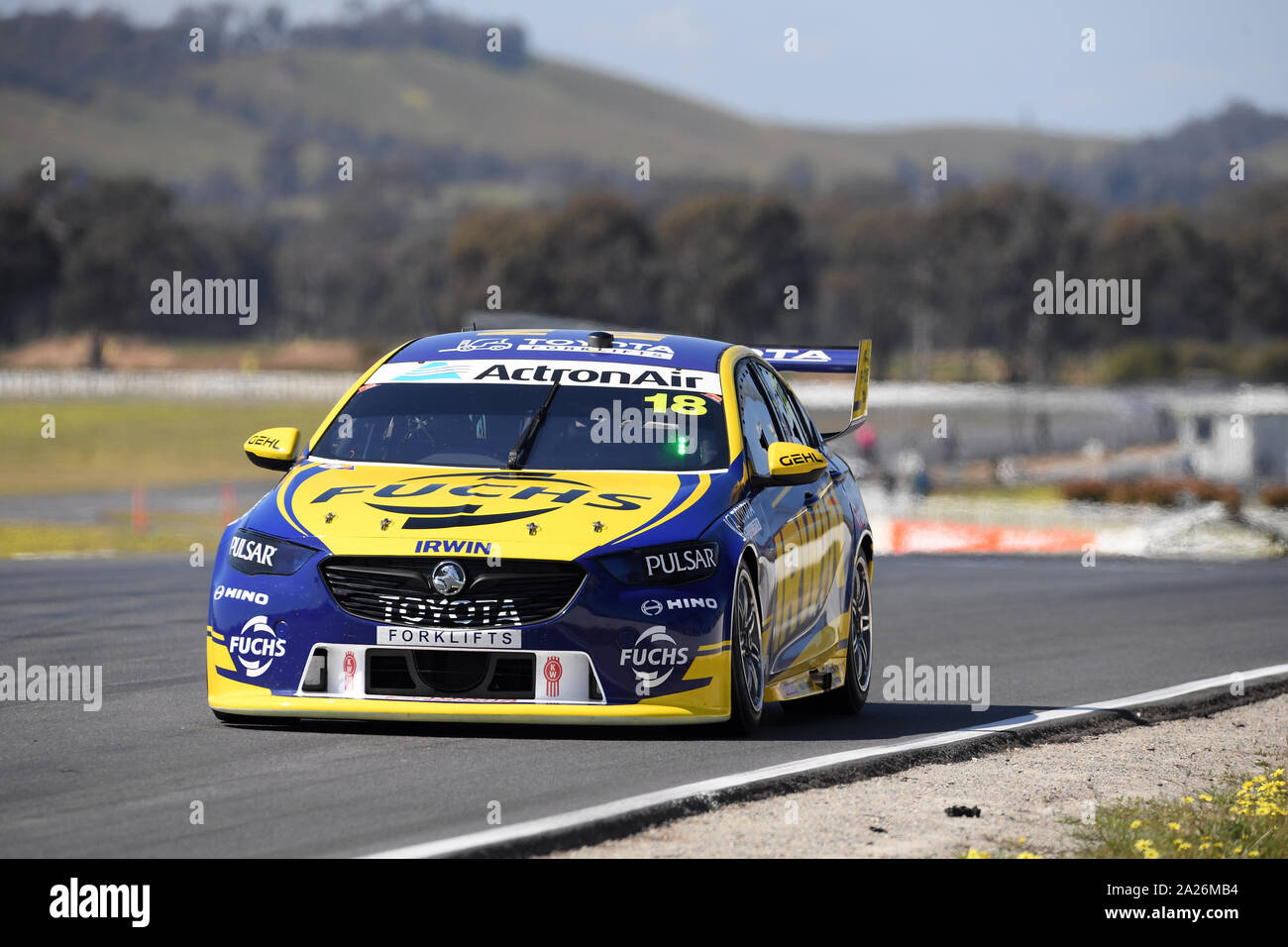 Mark Winterbottom, Winton Motor Raceway test Tag Stockfoto