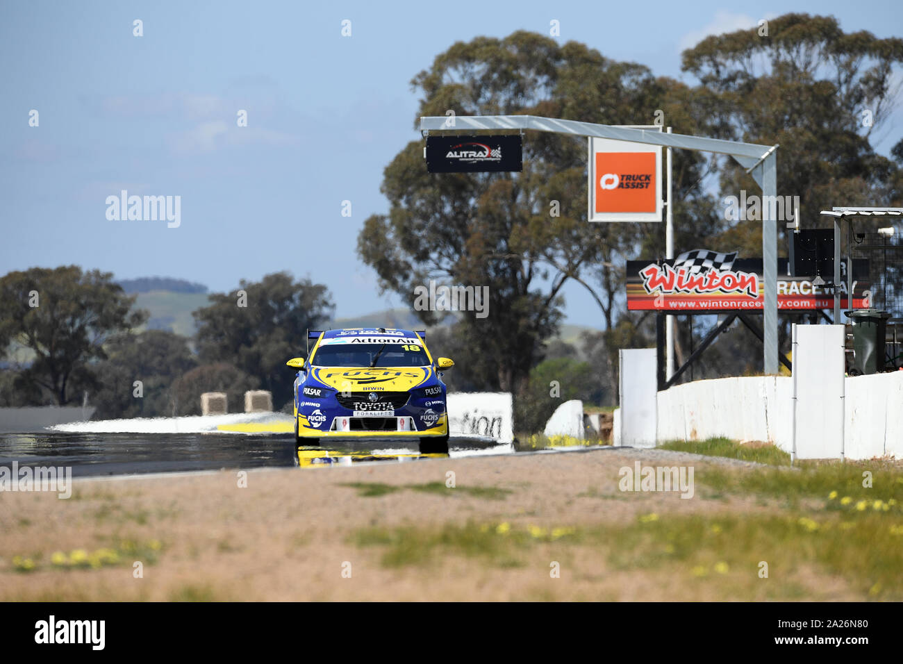 Mark Winterbottom, Winton Motor Raceway test Tag Stockfoto