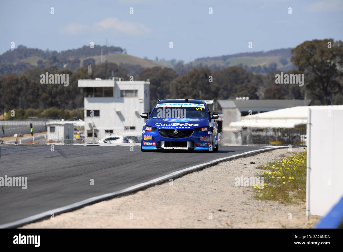 Winton Raceway Supercars test Tag Stockfoto