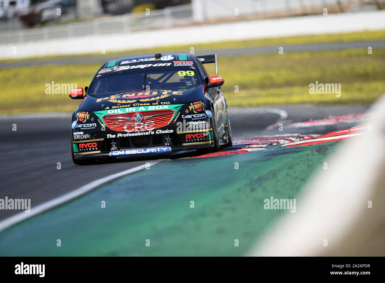 Winton Raceway Supercars test Tag Stockfoto