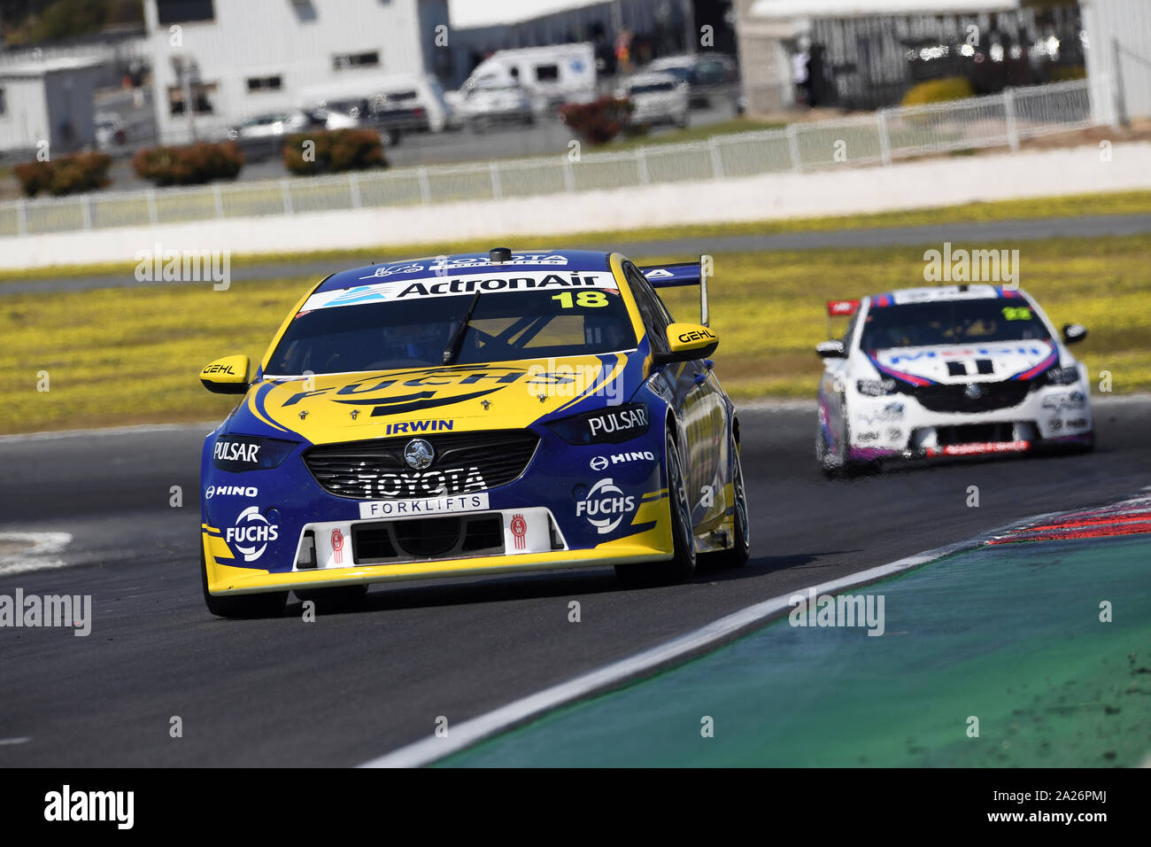 Winton Raceway Supercars test Tag Stockfoto