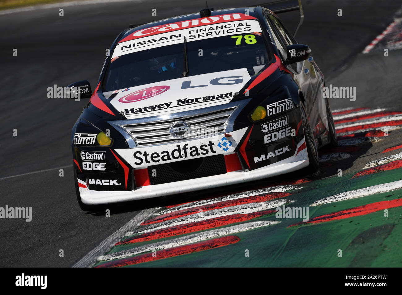 Winton Raceway Supercars test Tag Stockfoto