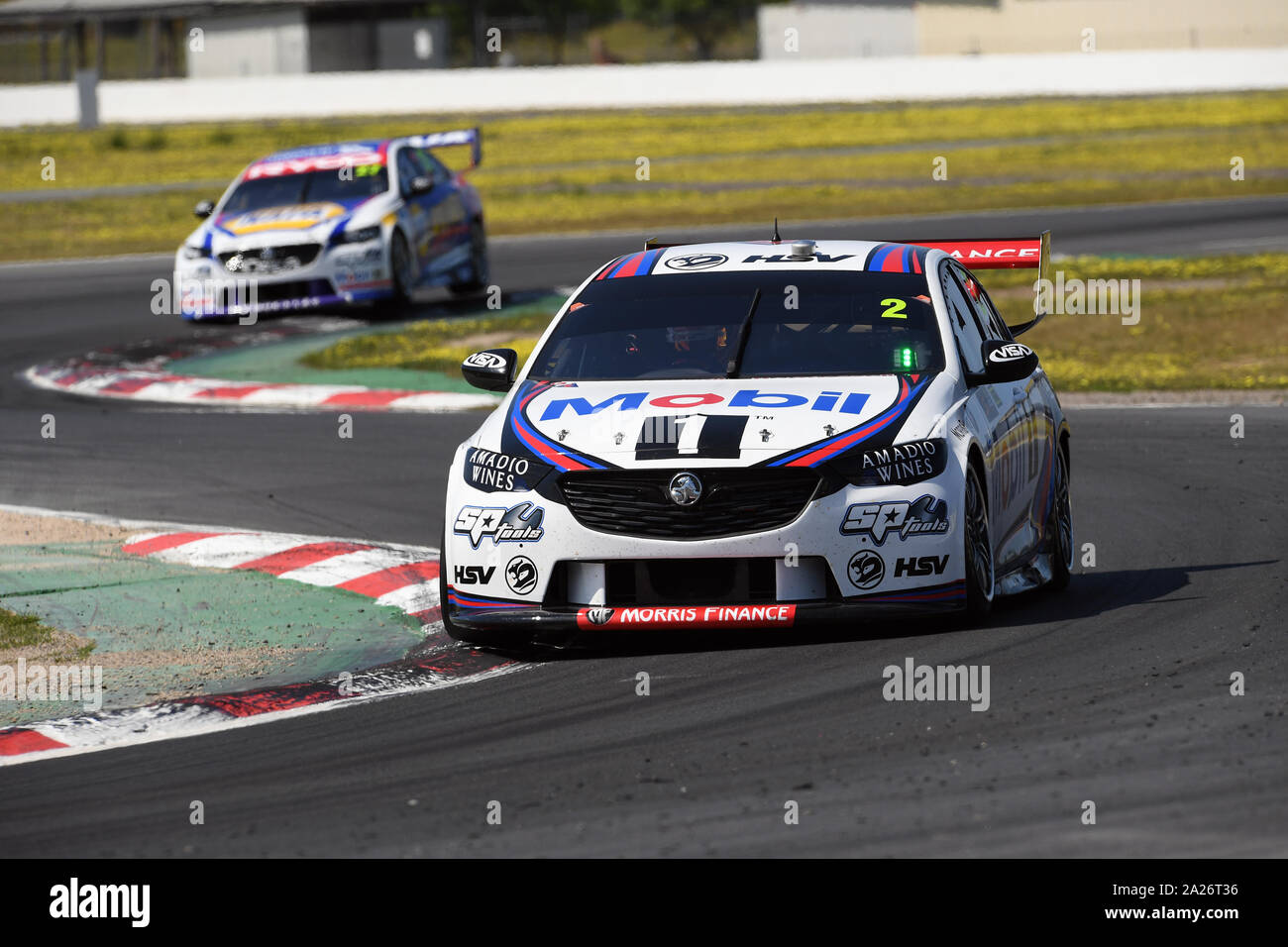 Winton Raceway Supercars test Tag Stockfoto