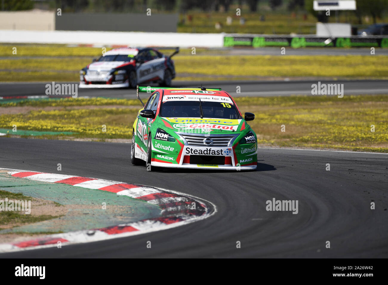 Winton Raceway Supercars test Tag Stockfoto