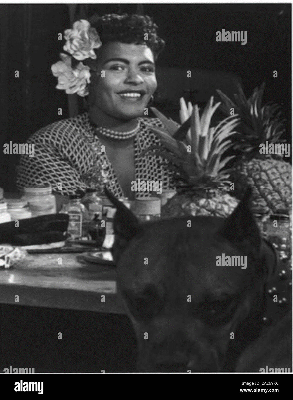 Portrait von Billie Holiday, Downbeat (), New York, NY, ca Juni 1946 Stockfoto
