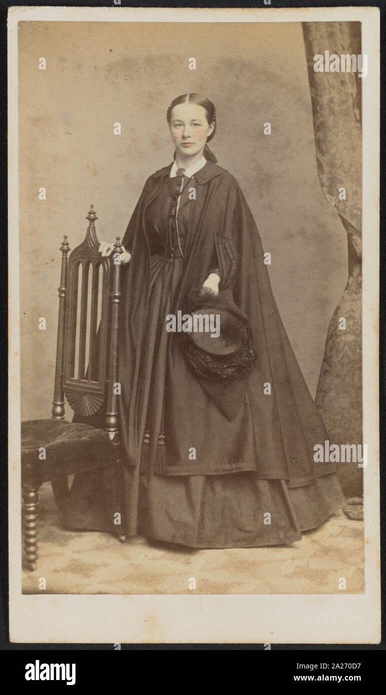 Portrait von Carrie N. Lacy/Henry Ulke, 278 Pennsylvania Avenue, Washington, D.C Stockfoto