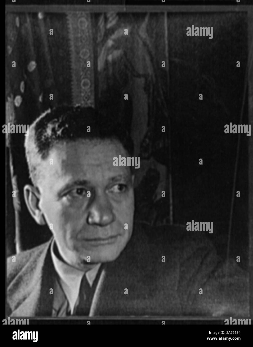 Portrait von Efrem Zimbalist Stockfoto
