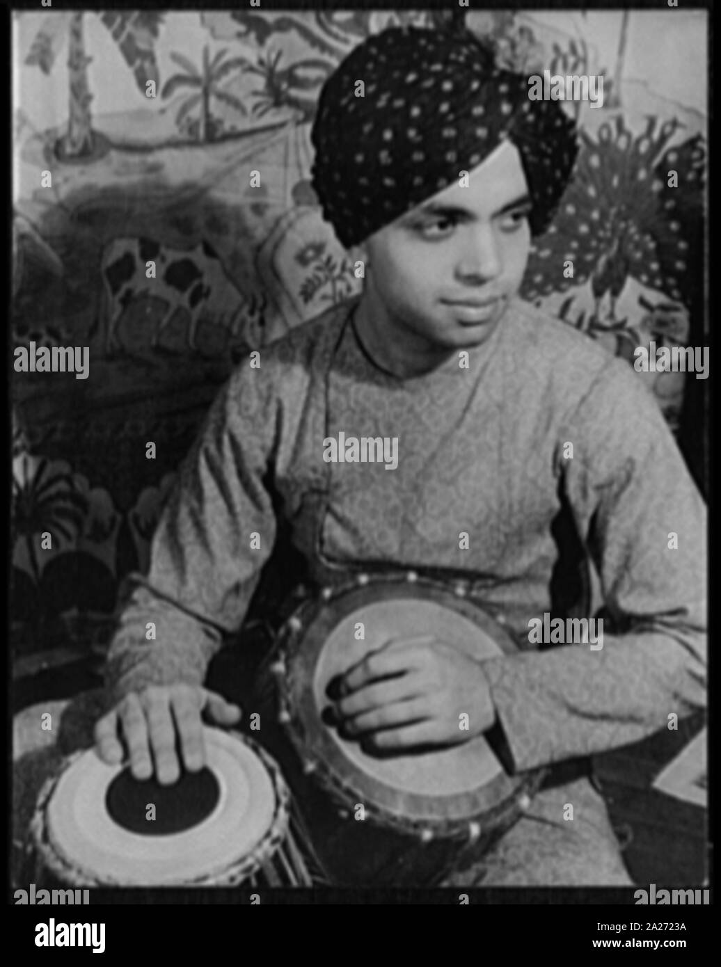 Portrait von hinduistischen Musiker, mit Shan-kar Stockfoto